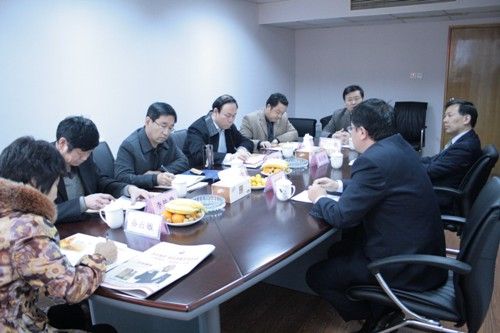河北邢臺(tái)市政府副秘書長一行來公司考察交流